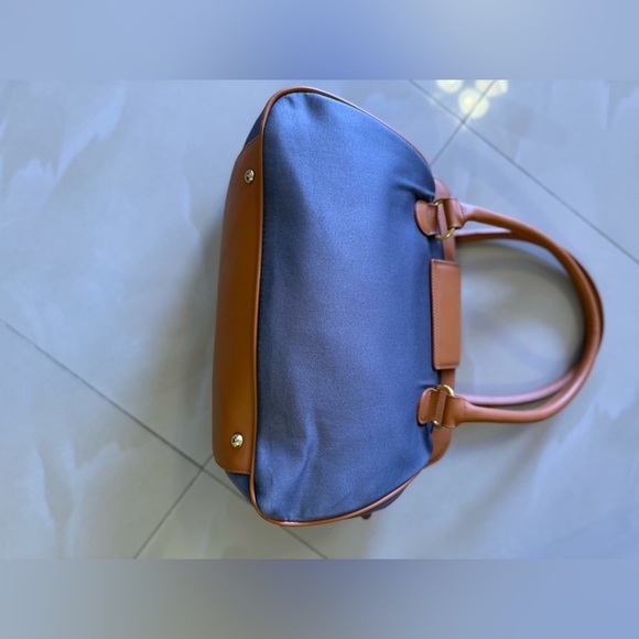 IMAM Shoulder Bag Euciman trapezoid travel brown/gray travel bag lightweight pur - Picture 9 of 16